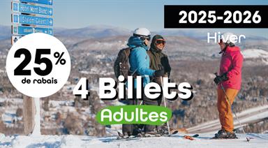 Image for: 4 BILLETS 7.5 HRS - Adulte