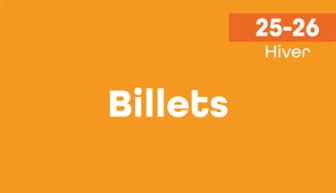Image for: Billets 2025-2026