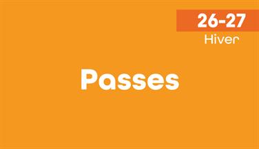Image for: Passes Hiver 2026-2027